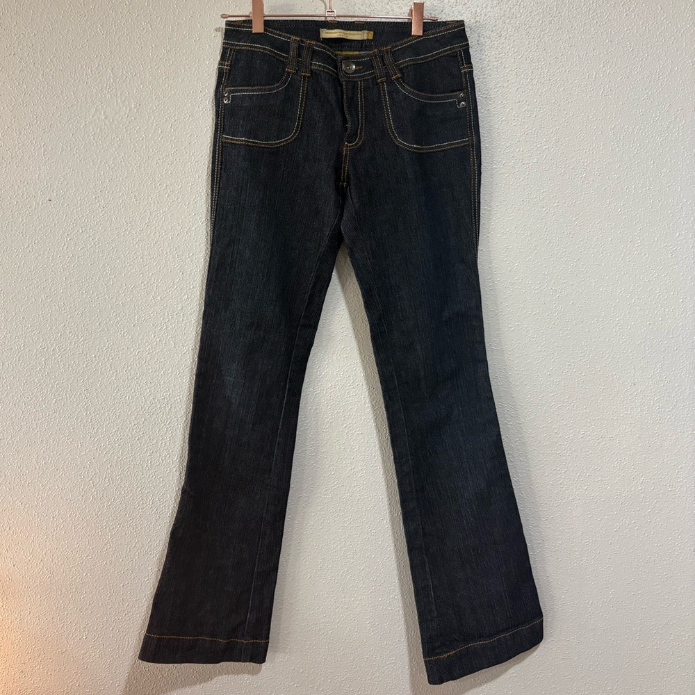 Boom Boom Women’s Size 5 Dark Wash Flare Jeans Y2K Style